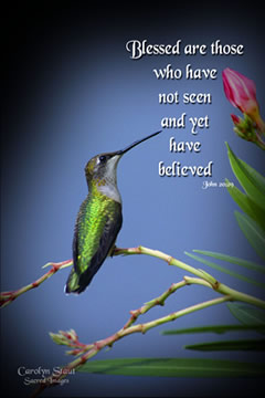 Blessed Hummingbird Photograph @ Palanca Gifts